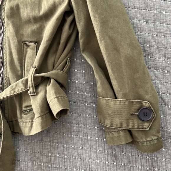 Blank NYC boxy moto belted army jacket - Picture 4 of 12